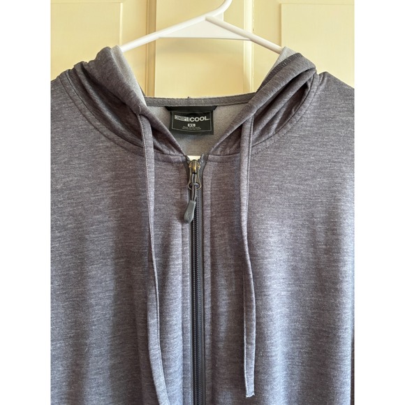 32 Degrees Other - 32 Degrees Cool Mens XL Full Zip Hoodie Charcoal Gray Heathered Lightweight